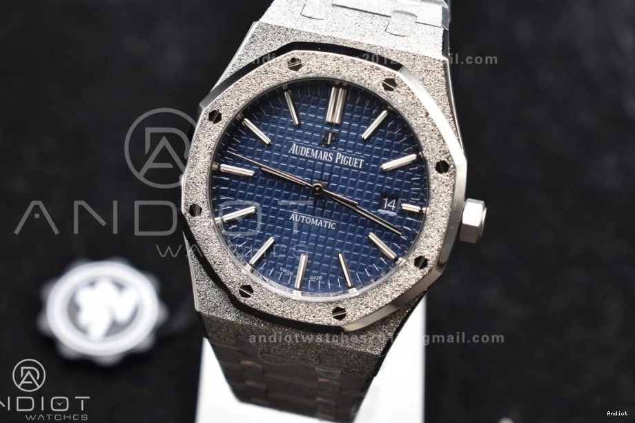 Textured Frosted SS Edition ZF Dial 15400 1:1 Oak A3120 Blue 41mm Case Bracelet Royal on Best SS 0321